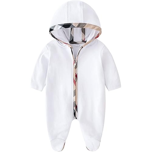 Unisex Toddler Baby Boy Romper Jumpsuit Cotton Long Sleeve Newborn Baby Boy Bodysuit One-Piece Overalls