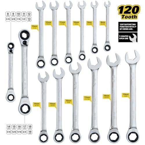 Image of STARWORK TRUE MECHANIC 312-Piece Mechanics Tool Set and Socket Set, Professional, SAE /Metric, Mirror-Finish Sockets & Ratchet Wrenches
