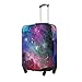 JBYJBX Colorful Galaxy Print Suitcase Cover Luggage Protector Washable Elastic Fashionable Travel Gear Cover