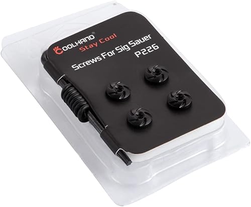Miniatura 2 de Cool Hand Tornillos para empuñaduras de pistola para Sig Sauer P226, P228, P229, 4 tornillos de acero inoxidable, 4 juntas tóricas, llave Torx