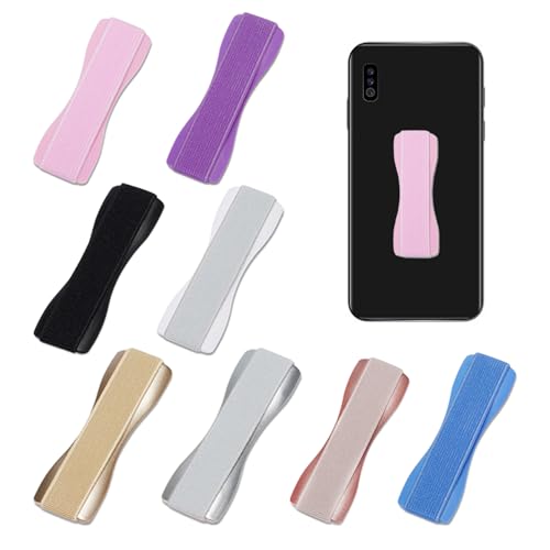 8 supporti per dita per smartphone, autoadesivi, per telefono cellulare, supporto per dita del telefono, accessori per telefono con una sola mano (8 colori) 8 supporti per dita per smartphone, autoadesivi, per telefono cellulare, supporto per dita del telefono, accessori per telefono con una sola mano (8 colori)