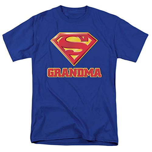 Superman Super Grandma DC Comics T Shirt & Stickers (Large)