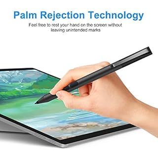 Pen for HP Omnibook, Digital Stylus Pen for HP Envy Pavilion Spectre x360 Touchscreen Laptop, with MPP 1.51, Palm Rejection, 1024 Pressure, 2500H Working Time, 2 Button