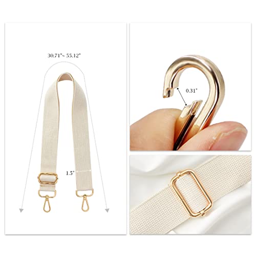 Image of TANOSII Wide Purse Strap Adjustable Replacement Shoulder Crossbody Strap Handbag Strap