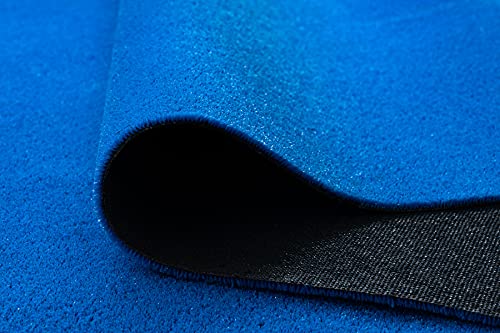 Gazon artificiel spring bleu tapis de sol pour terrasse de piscine