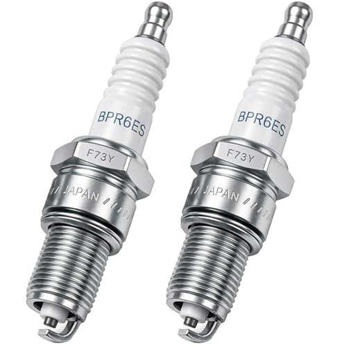 2PCS BPR6ES 7822 Spark Plug for GX120 Engines, Ignition Plug Replacement for NGK Smooth Operation Fuel Efficiency Compatible with Motorcycles Cars ATVs Generators Small Engines