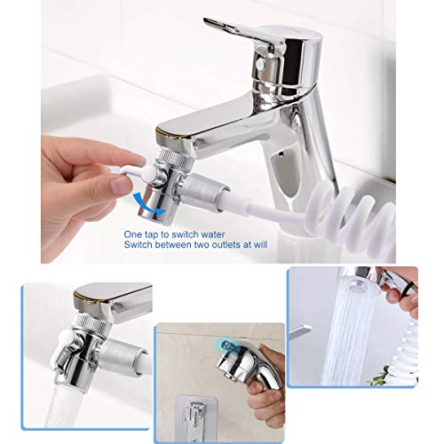 image for XCELLENT GLOBAL XG Hand Shower Sink Shower Hose Sprayer for Hair Washi