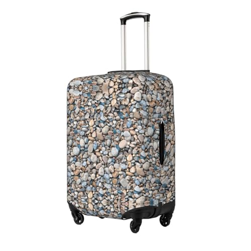 Pebble Stone Pattern Print Luggage Suitcase Cover Protector Luggage Washable Covers With Concealed Zipper2