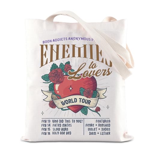 Sac fourre-tout Booktok grand format pour transporter vos gros livres de Romantasy