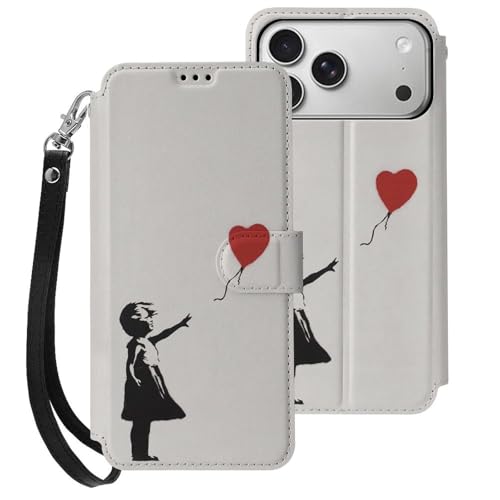 iPhone17ProMaxpP[X 蒠^ oNV[ ̎q ԂD Banksy ACtH17ProMaxpP[X 蒠^ z^ X}zP[X PUU[ J[h[ X^h@\ Xgbvt Sʕی gуJo[