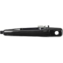Car Door Handle Exterior Outside Smooth Black Front Driver Side Left fits Evolution Paint to Match MI1310113 DHA49049 314-50008-122 83736