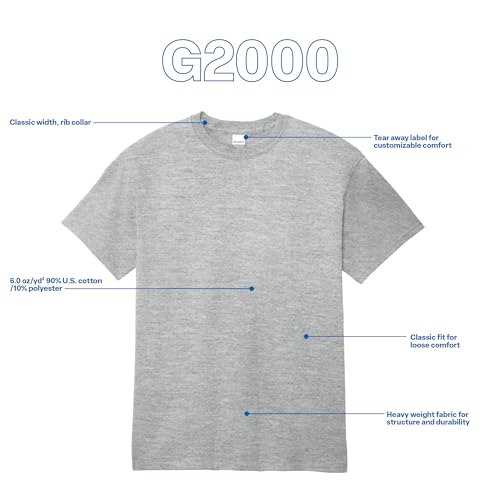 Gildan G2000P2-095-XL-095-XL Adult Ultra Cotton T-Shirt thumb #3