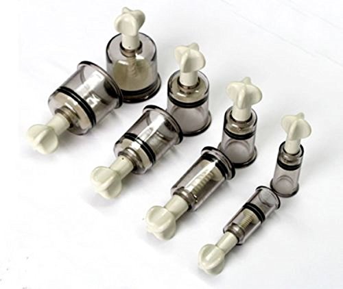 JiaHao - Juego de 8 copas de vacío de 4 tamaños para corrección natural de pezón para pezones planos e invertidos para un correcto cierre de pestillo para recién nacidos