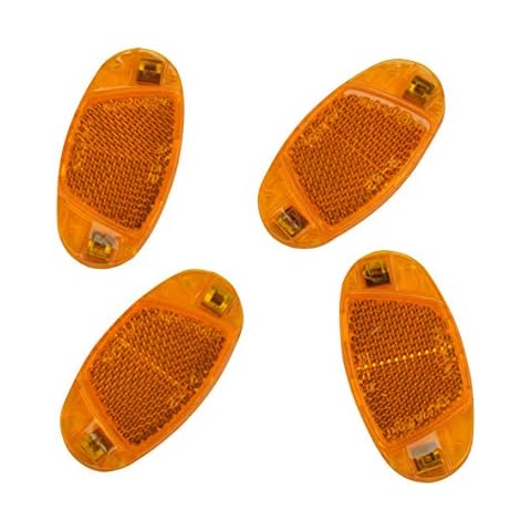 FISCHER Unisex Fischer Fahrrad Reflektor 85400 Orange, Gelb, Einheitsgröße EU Cover