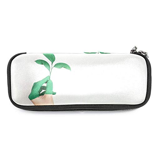 Preisvergleich Produktbild Personalisierbares farbiges Federmäppchen, Kapazität, Stifteetui, Doppelreißverschluss, Schreibwaren-Tasche, Kosmetiktasche mit Fächern für Mädchen, Jungen und Erwachsene