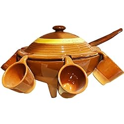 Cazuelas Para Queimadas Acan Juego para queimada de 25 cm de diámetro con 6 Servicios