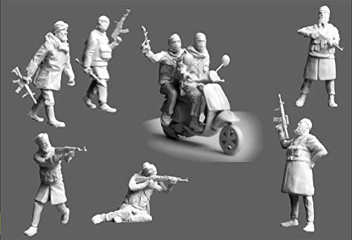 Figura de resina sin pintar 1:72 Grupos Siria Oposición miniatura 1