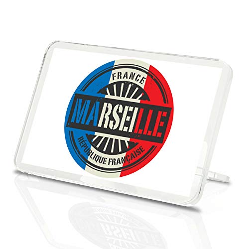 Destination Vinyl Magnets Republique Marsella Francia Vinilo clásico imán para Nevera  Cocina Diversión Regalo #6023