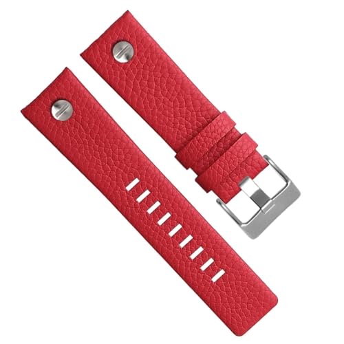 Bracelet de montre cuir de vachette solide pour série DZ7395 DZ7430