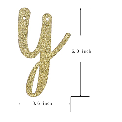 Happy 50Th Anniversary Banner Sign Gold Paper Glitter Party Decorations For 50Th Wedding Anniversary Party Supplies Letters Gold Qwlqiao #TOP1