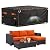 JZAHYUK Outdoor Furniture Covers Waterproof, Rectangular Patio Table Chair Sofa Set Cover, Patio Furniture Covers with Upgraded Fastener Windproof Buckles 74" L×47" W×28" H