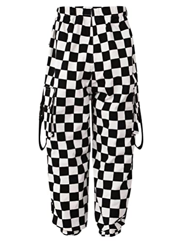 Aislor Kids Girls Jogger Cargo Harem Pants Sports Casual Trousers Workout Street Hip Hop Dance Sweatpants Bottoms2
