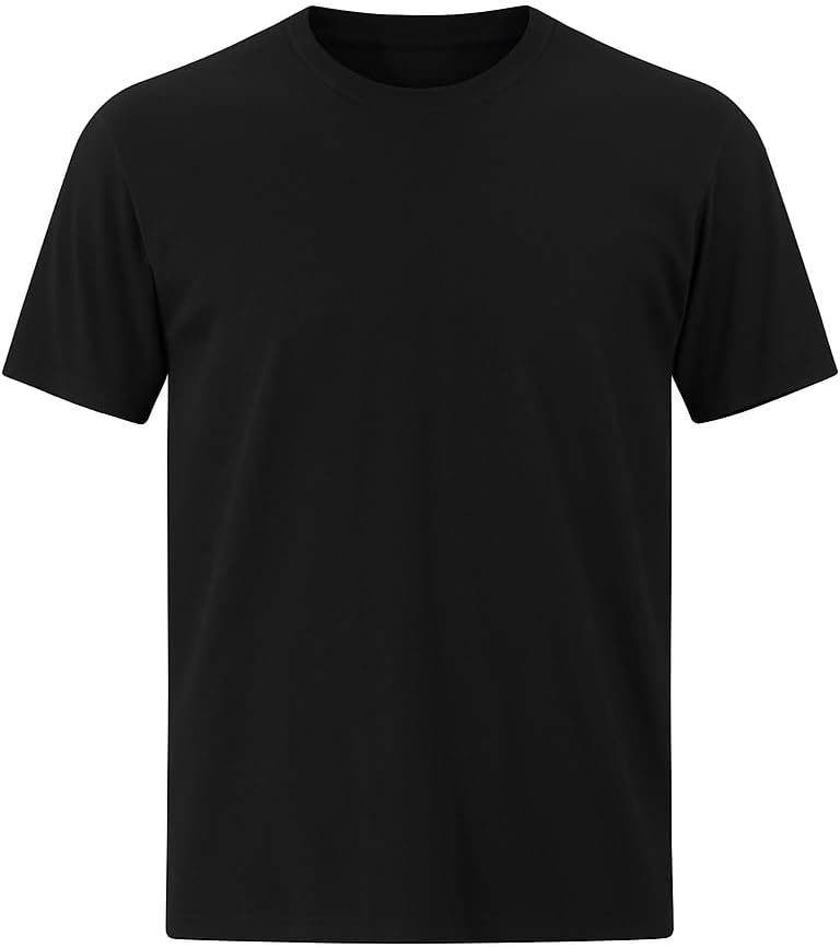 6-Pack Bulk Men’s T-Shirts – Soft Pre-Shrunk Premium Cotton, Short Sleeves, Reinforced Collar, Crew Neck, Casual Fit - Image 3