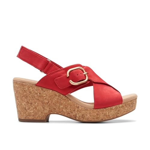 Image of Clarks Collection Women's Giselle Dove Wedge Sandal