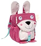 SIGIKID 25080 Rucksack Hase School Mädchen Kinderrucksack empfohlen ab 3 Jahren rosa, 28x24x18 cm