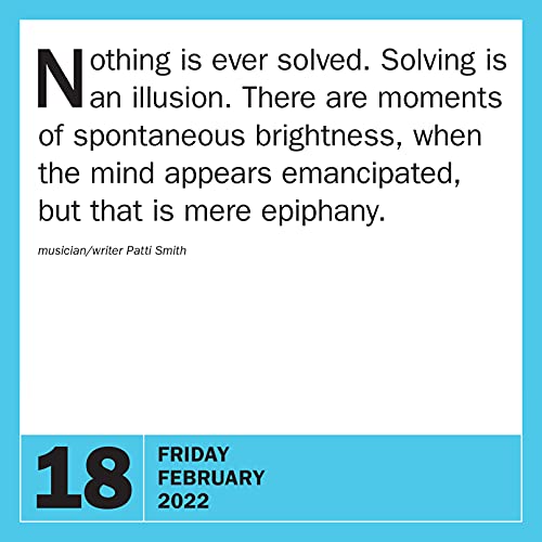 Workman 9781523513468 365 Smartest Things Ever Said! Page-A-Day Calendar 2022: An Inspiring Year Of Positivity thumb #9