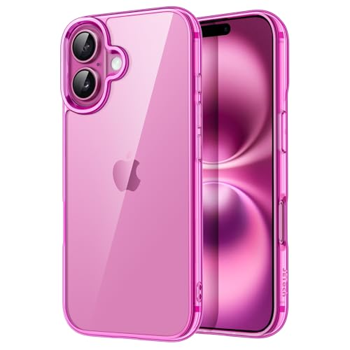 La mejor comparación de Fundas los más recomendados. 43 JETech Funda para iPhone 16 6.1 Pulgadas, Carcasa Anti-Amarillo Antigolpes, Anti-Arañazos Respaldo Transparente (Rosado)
