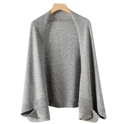 Image of WaJuemy Shrug Sweater Shawl Wraps for Women Soft Cashmere Ponchos Sweater Cardigan Casual Open Front Top Cape Shawls