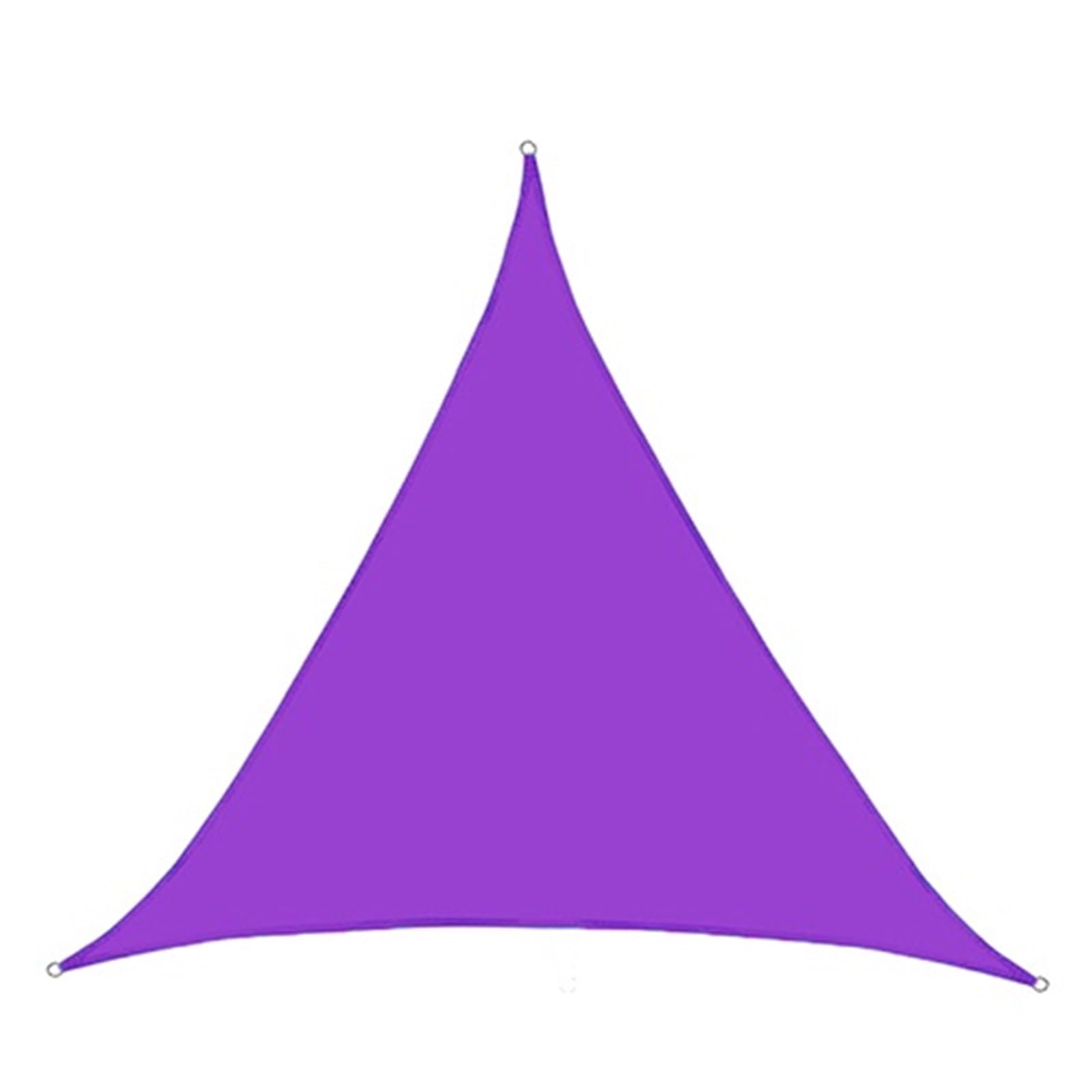 Voile d'ombrage triangulaire imperméable 3m avec éclairage LED chaud pour auvent extérieur