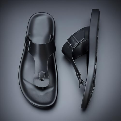 Men Flip Flop Slip On Indoor Outdoor for Summer Beach Slides Adjustable Buckle3