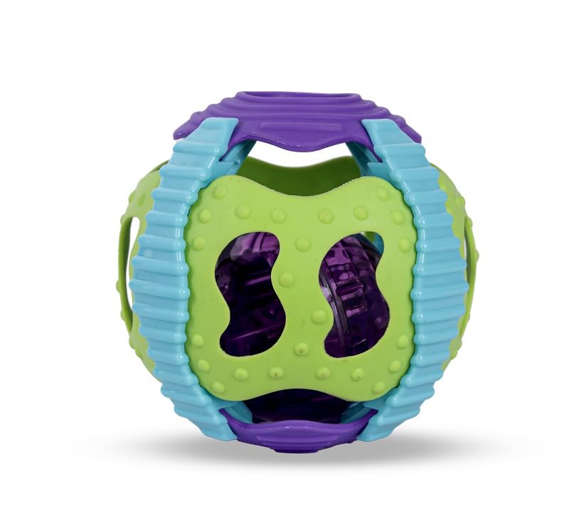 Image of Genie's Toy Bus Activity Musical Ball with Lights & Sounds | Interactive Sensory Toy for Kids| BPA-Free, Soft & Safe Learning Ball for Kids Age 4+ Months
