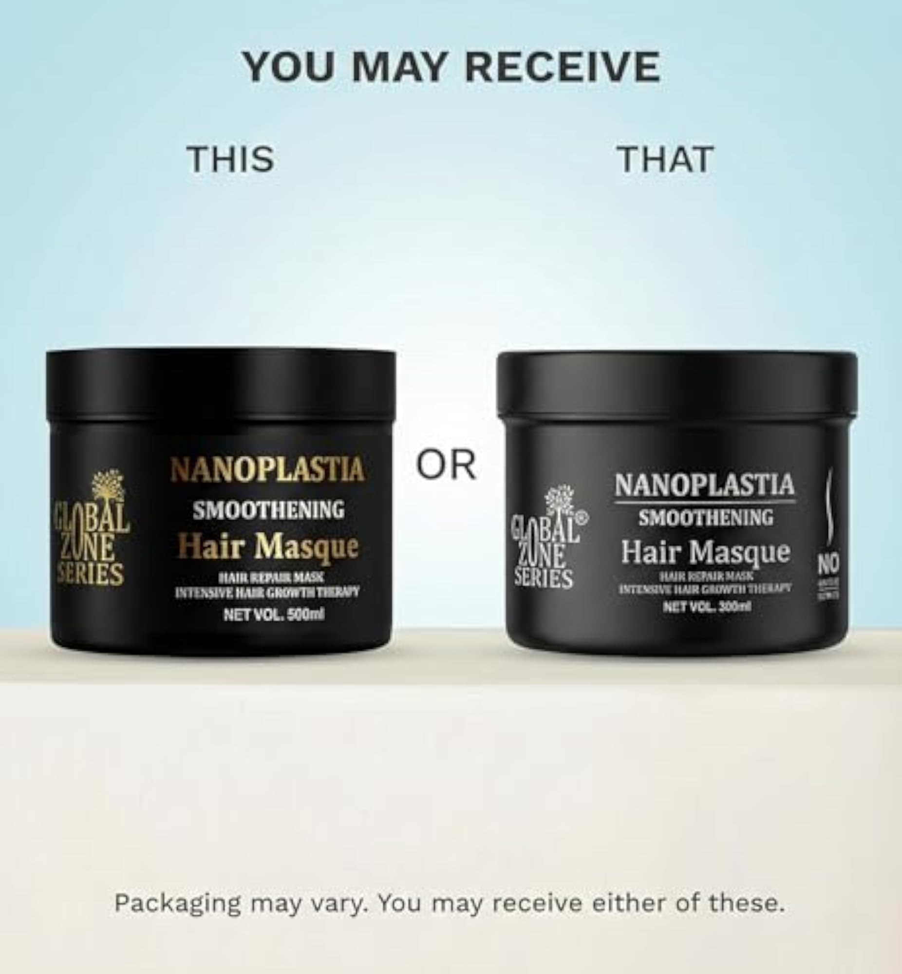 Nanoplastia Smoothening Masque, Intensive Hair Growth Therapy