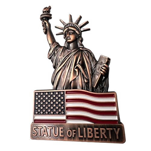Imán frigorífico Estatua de la Libertad en aleación de zinc