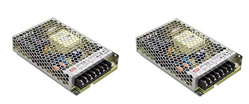 Mean Well LRS-150-24 Switching Power Supply, Single Output, 24V, 6.5A, 156W, 6.26" L x 3.82" W x 1.18" H (2)