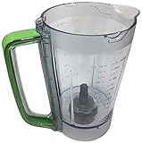 48oz Pitcher Bowl for Ninja BL206 BL207 BL250 700w Extreme Kitchen System Pulse Blender, Green