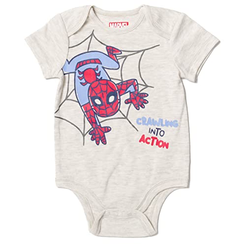 Idée cadeau naissance Marvel ensemble Spider-Man bébé garçon 3 pièces avec bonnet