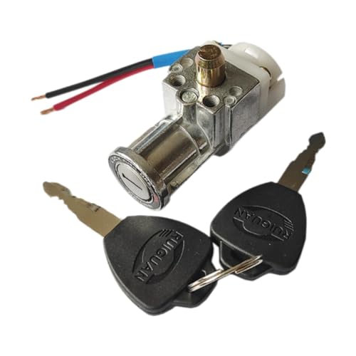 Generic 電動自転車用ロック 2つのキーで簡単に取り付けられる 大きめヘッドタイプのロック