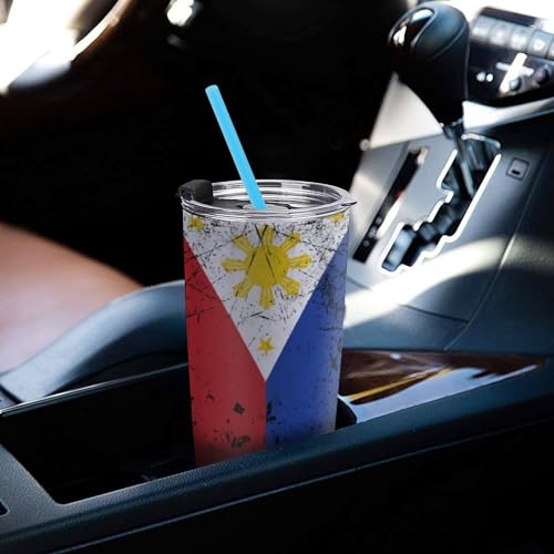 Posavasos para auto diseño bandera Filipinas 4 pcs miniatura 7