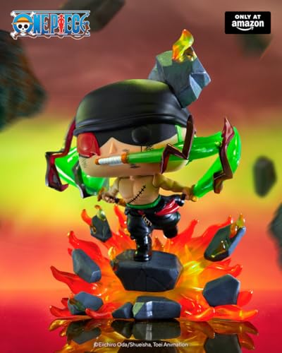 Image of Funko Pop! Premium: One Piece - Roronoa Zoro - Amazon Exclusive - Collectible Vinyl Figure - Gift Idea - Official Product - Toys for Kids and Adults - Anime Fans - Figure for