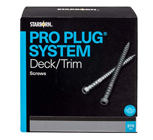 Pro Plug System Stainless Steel Screws for Use with the Pro Plug PVC System, #10 x 2-1/2