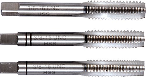 Projahn Hand Tap Set 3 Pieces HSS-G DIN 352 UNC 3/8 Inch 93803