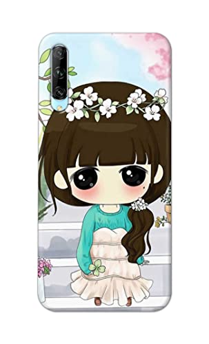 Image of PRINTFIDAA Cartoon Girl with Big Eyes Printed Designer Hard Back Case Cover for Huawei Y9S (2019) -(WY) MVN1009