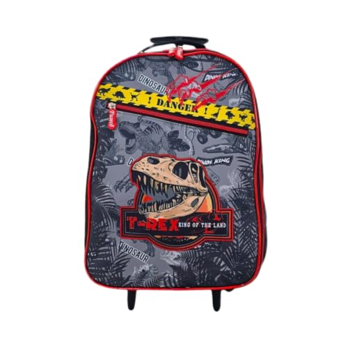 Mochila grande com rodinha personagem dinossauro Dino