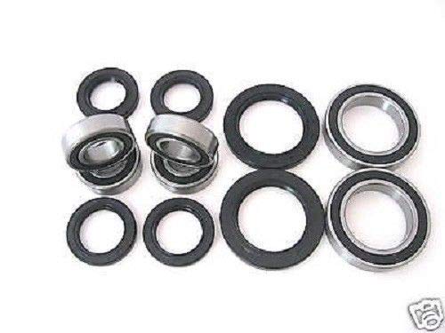 Boss Bearing Y-ATV-FR-1000/Y-ATV-RR-1014 Combo-Pack! Front Wheel and Rear Axle Bearings and Seals Kits for Yamaha Raptor YFM350 20042010