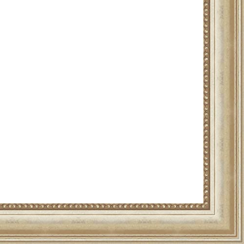 CountryArtHouse Picture Frame Moulding (Wood) 100ft bundle - Traditional Silver Finish - 3.125