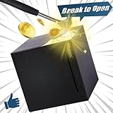 Hicocool Money Bank for Adults Must Break to Open, Stainless Steel Adult Piggy Bank for Real Money, Unbreakable Metal Money Bank for Cash Saving (12cm, Black) - Image 5